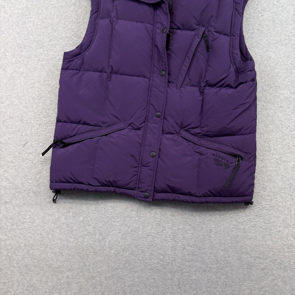 Mountain HardWear Men's Purple Goose Down puffer Vest M Heavy Fill Insulated